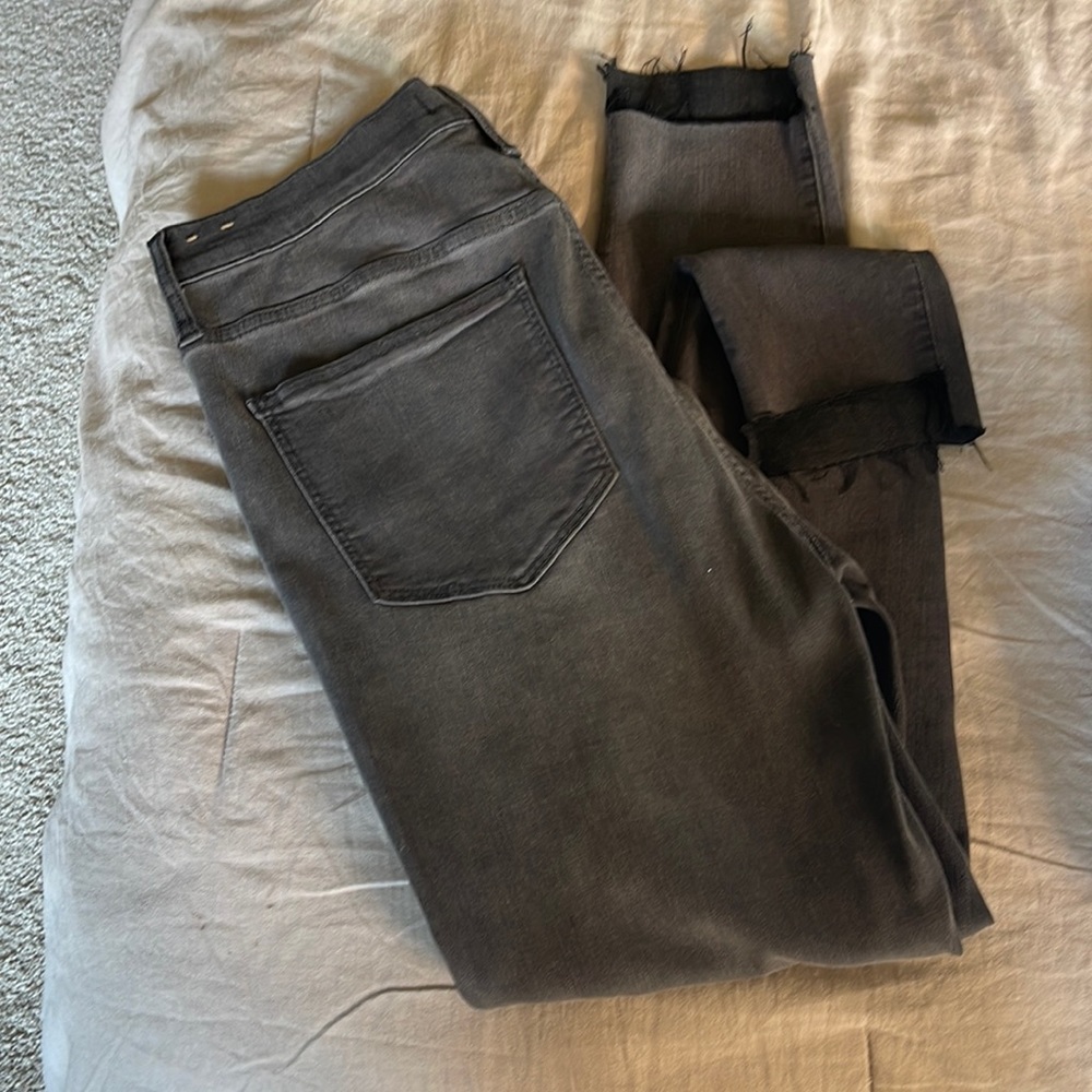 Madewell washed black/gray jeans